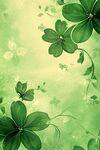 清新綠調(diào)花卉背景圖