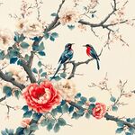 花鳥相依圖