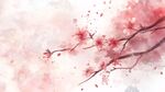 水墨櫻花枝 詩(shī)意浪漫風(fēng)