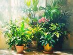 室內(nèi)綠植景觀 陽(yáng)光中的生機(jī)
