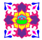 多彩民族風(fēng)幾何花紋