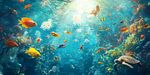 夢幻海底世界繽紛魚群