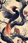 枝頭鳳凰圖