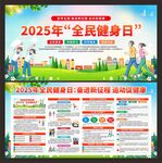 2025年全民健身日展板