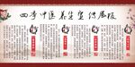 四季中醫(yī)養(yǎng)生宣傳展板