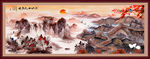 長(zhǎng)城國(guó)畫(huà)長(zhǎng)城
