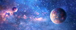 宇宙星球星空背景墻