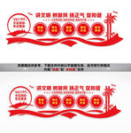 講文明樹新風(fēng)文化墻