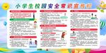 小學(xué)生校園安全常識宣傳欄