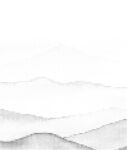 水墨山