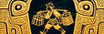 古代挑擔(dān)人物浮雕藝術(shù)