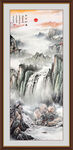玄關(guān)山水畫