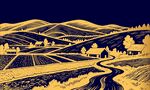 金色田園風(fēng)光鄉(xiāng)村美景