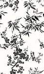 水墨風(fēng)竹梅圖案