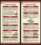 中醫(yī)養(yǎng)生知識展架