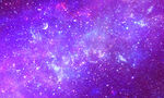璀璨紫色宇宙星空背景圖