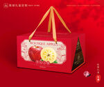 蘋(píng)果包裝 紅富士禮盒