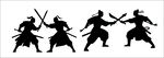 武士戰(zhàn)斗剪影