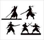 武士對決剪影