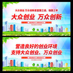 大眾創(chuàng)業(yè)萬(wàn)眾創(chuàng)新宣傳海報(bào)