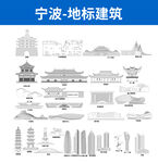 浙江寧波地標建筑