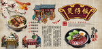 煲仔飯背景墻