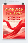 鑄牢中華民族共同體意識(shí)展板海報(bào)