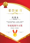 榮譽(yù)證書 