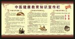 中醫(yī)健康教育知識宣傳欄