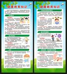 健康教育知識展架