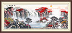 國(guó)畫(huà)客廳山水裝飾畫(huà) 