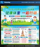 健康體重宣傳展板設(shè)計(jì)