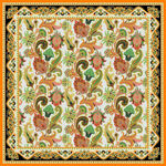 佩斯利腰果花絲巾方巾設(shè)計