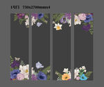 玻璃門  花卉圖案設計