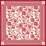 復(fù)古花卉圖案絲巾方巾設(shè)計