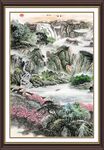 客廳山水畫 