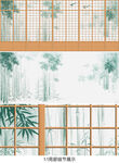 杜邦紙竹林背景墻