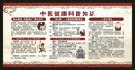 中醫(yī)健康教育知識宣傳欄
