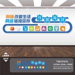 電腦微機室計算機室文化墻