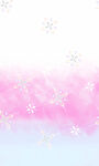 夢幻粉藍(lán)漸變雪花背景圖