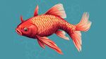 靈動紅金魚 暢游夢幻藍境