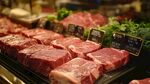 新鮮牛肉陳列展示