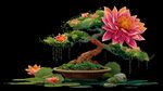 夢幻蓮花盆景藝術景觀