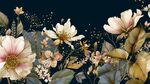 復(fù)古風(fēng)花卉圖案背景設(shè)計