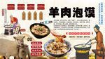 羊肉泡饃背景墻
