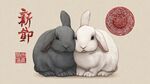 雙兔賀新歲