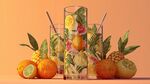 熱帶風(fēng)情水果冰飲組合