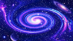 夢幻絢麗的宇宙螺旋星系