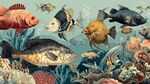 繽紛海底魚群與珊瑚景觀