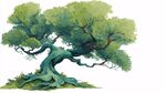 奇幻造型的茂盛藝術(shù)古樹
